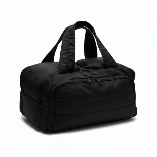 Cosmetic Travel Bag for Women | Large Lightweight Wide-Open Toiletry & Makeup Bag Organizer with Handle | Puffy Cosmetic Storage Bag for Accessories | Waterproof Cosmetic Bag